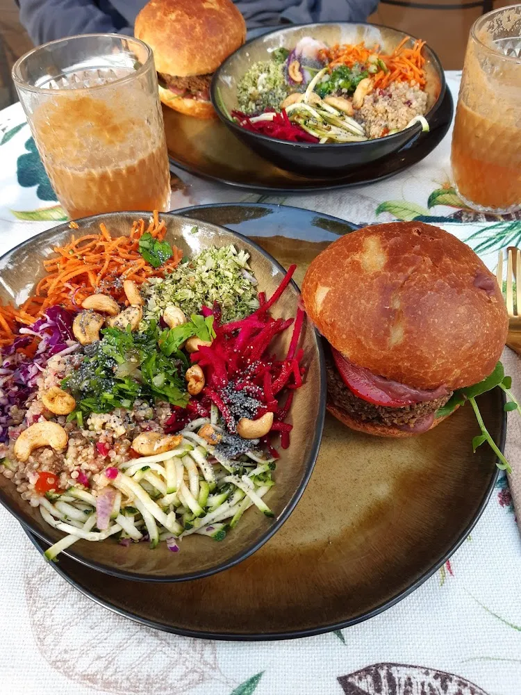 Burger Avec Crudités